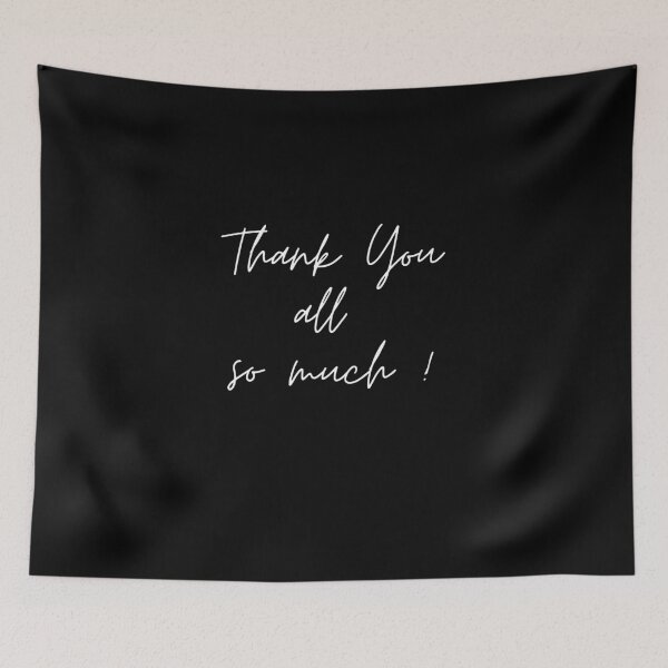Item preview, Thank You All So Much - Black designed and sold by ActRightToday.