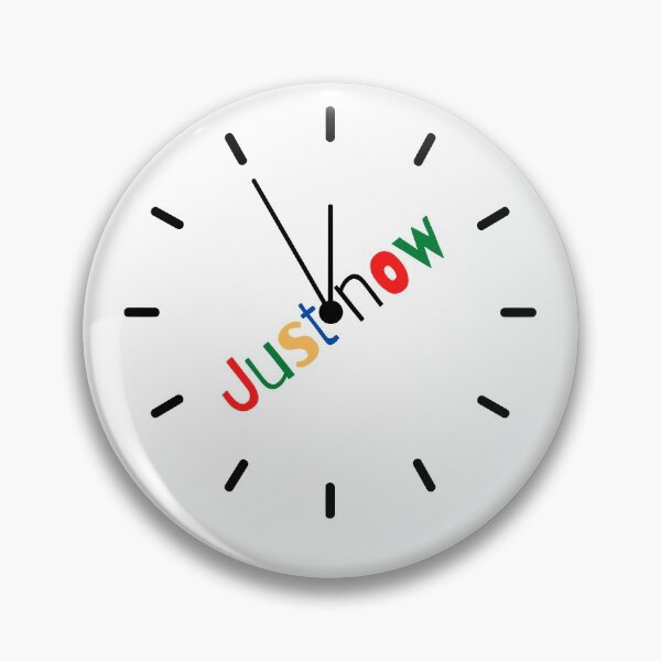 Artikelvorschau, Gerade jetzt (Regenbogenuhr-Design) entworfen und verkauft von ProfusionPro.
