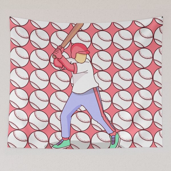 Item preview, patrón de jugador de béisbol designed and sold by Heytoucan.