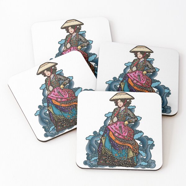 Item preview, Floral traditional costume | Floral Korean traditional costume "Hanbok" | Floral pattern designed and sold by DESIGNBRAND.