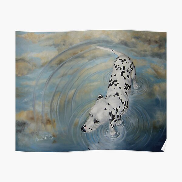 Dalmatian In The Sky Poster