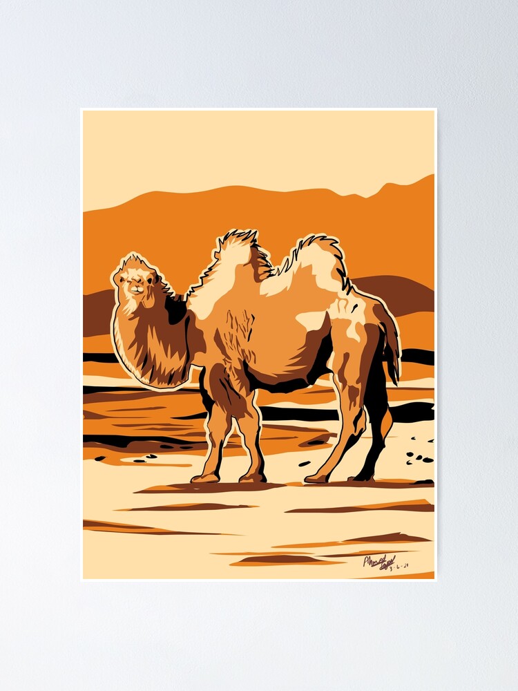 Pencil Sketch Desert Scene Mother Camel Stock Illustration 1515696068 |  Shutterstock