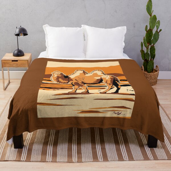 Item preview, camel desert illustration designed and sold by ASAK-arts.