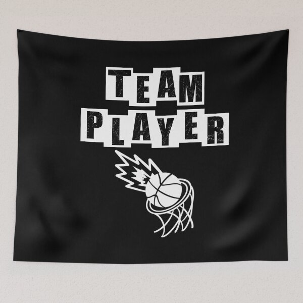 Artikelvorschau, BasketBall Team Player - Schwarz entworfen und verkauft von BusyMonkeys.