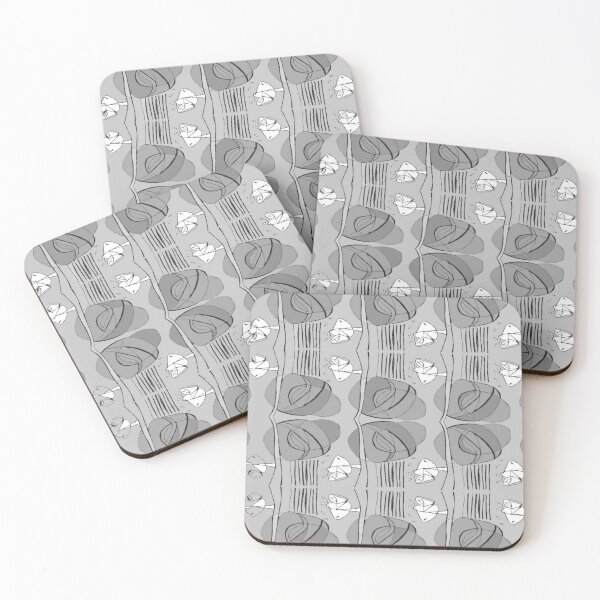 Item preview, Charles Rennie Mackintosh rose, grey, silver, white designed and sold by Vivanne-art.
