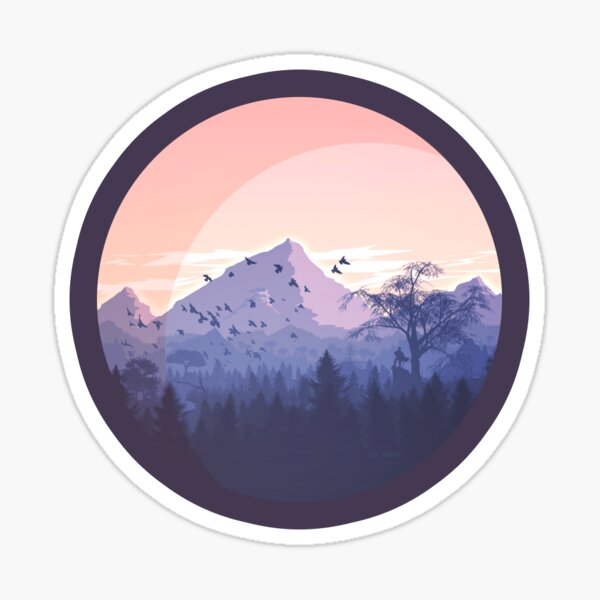 Item preview, Mountainous Sunset Adventure designed and sold by Munchy Codex.
