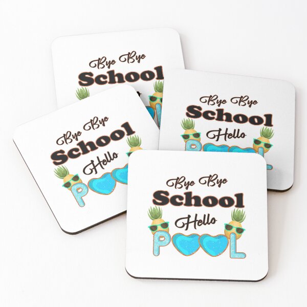 Item preview,  Bye Bye School Hello Pool, Summer Vacation Gift designed and sold by oussimakh.