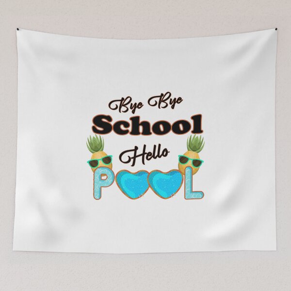 Item preview,  Bye Bye School Hello Pool, Summer Vacation Gift designed and sold by oussimakh.