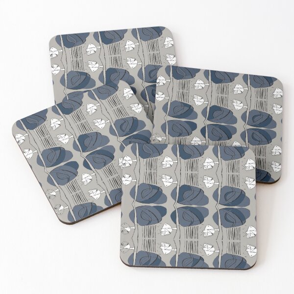 Item preview, Charles Rennie Mackintosh rosa, gris, azul marino, blanco designed and sold by Vivanne-art.