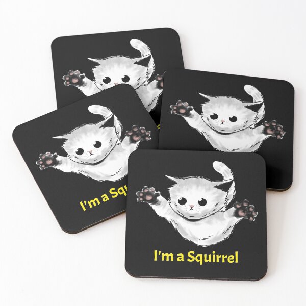 Item preview, Flying Cat: I'm a Squirrel designed and sold by friendlyspoon.