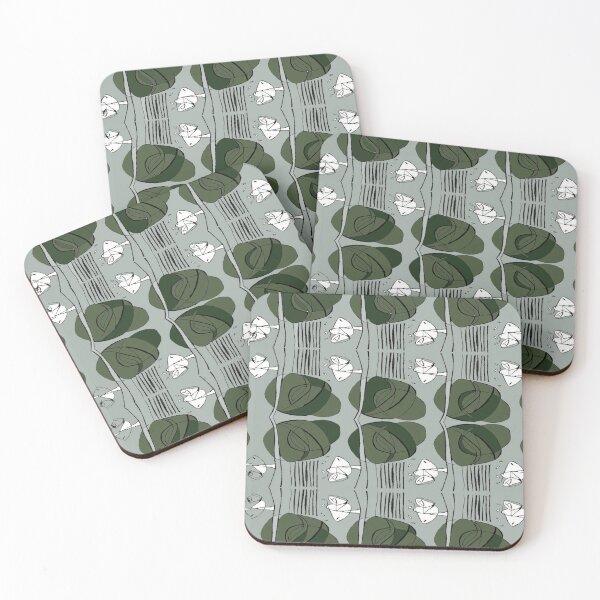 Item preview, Charles Rennie Mackintosh rose, grey,olvie green, white designed and sold by Vivanne-art.