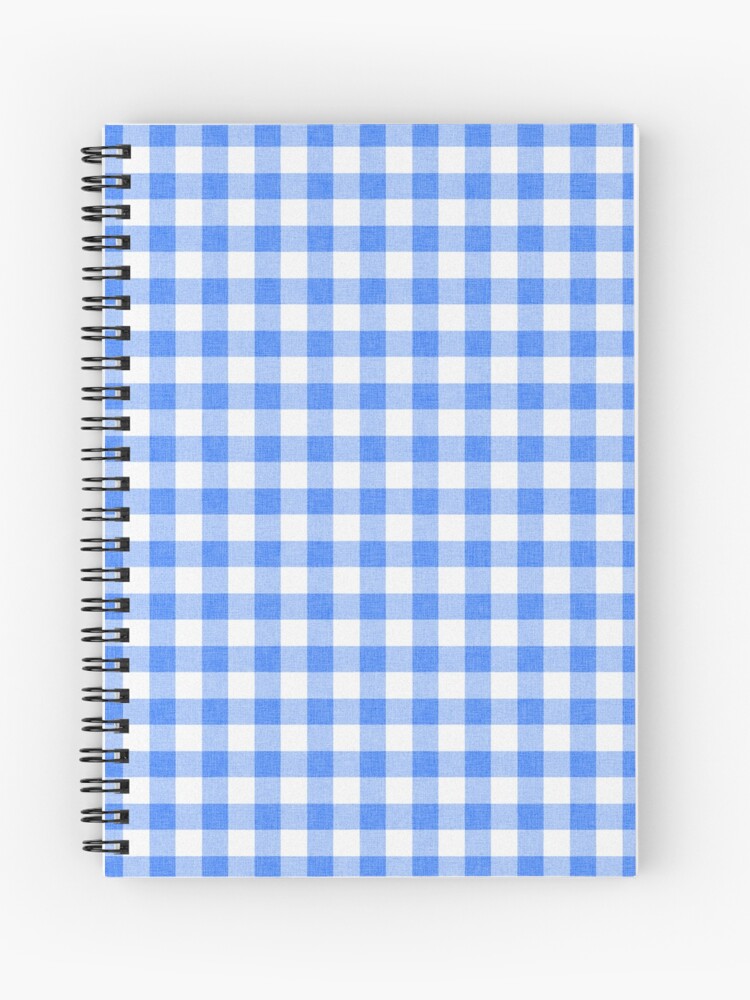 Thumbnail 1 of 3, Journal, Blue Gingham designed and sold by ChicMarie.