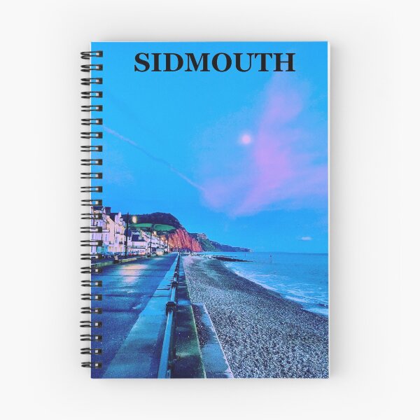Item preview, SIDMOUTH SEAFRONT AT DUSK designed and sold by solidair.