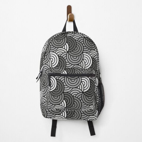 Item preview, Overlapping circles lines pattern in gray designed and sold by ClumsyCat.