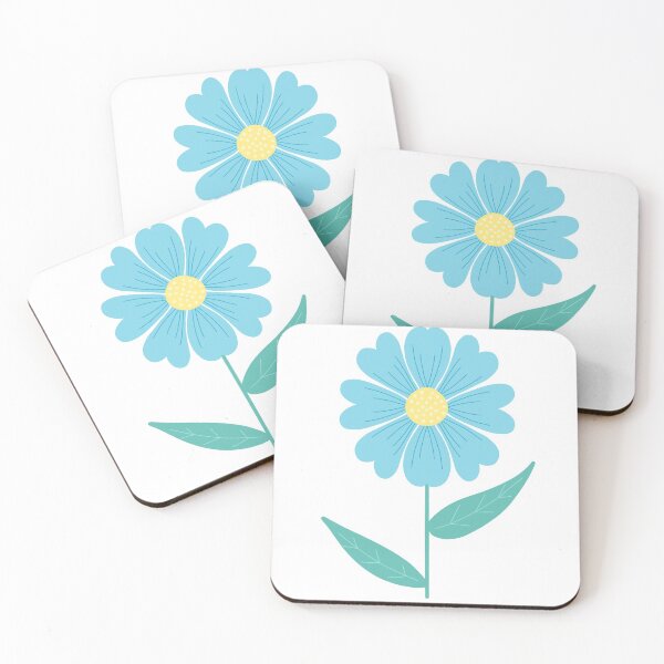 Item preview, Yellow and Blue Flower designed and sold by daisyandlime.