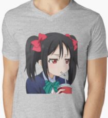 LLSIF - Nico Yazawa Grumpy Men's V-Neck T-Shirt