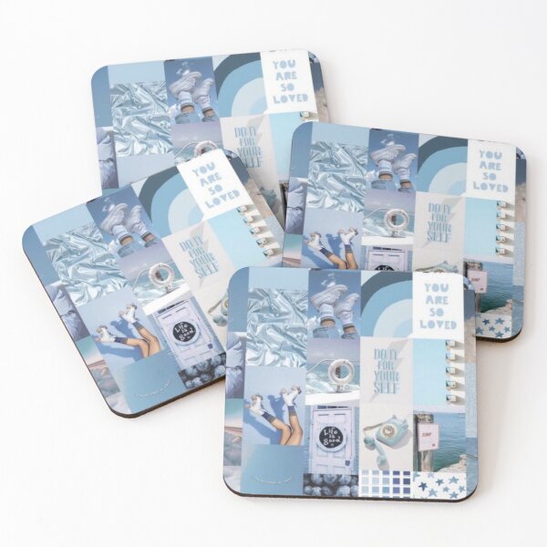 Item preview, light blue collage designed and sold by mckinleyc.