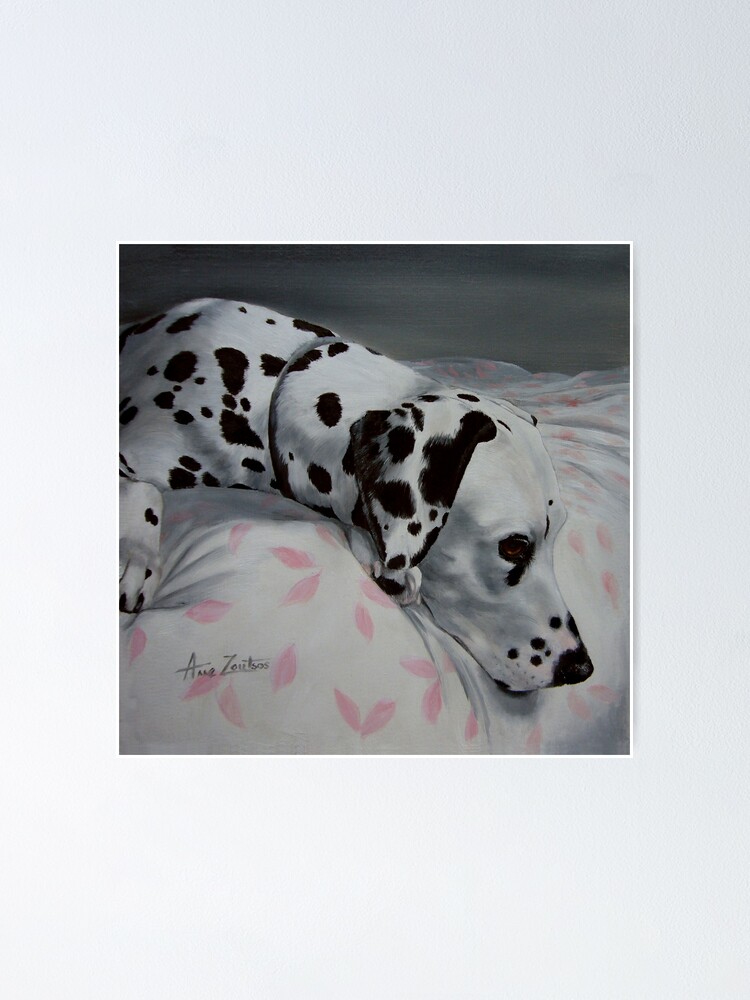 Alternate view of All Was Calm, All Was Bright (Dalmatian) Poster