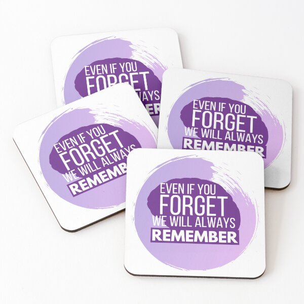 Item preview, Alzheimer's Awareness, Even If You Forget We Will Always Remember designed and sold by Dezia.