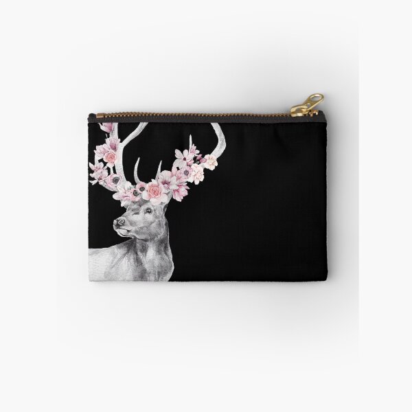 Item preview, WANDERLUST FLOWER CROWN STAG DEER designed and sold by CeraRoss.
