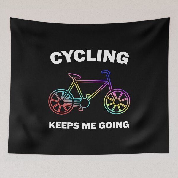 Item preview, Cycling Keeps Me Going designed and sold by vineeth.