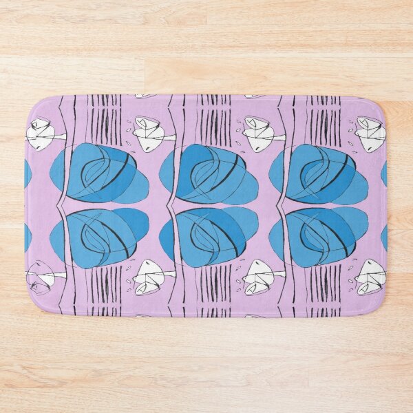 Item preview, Charles Rennie Mackintosh rose, pink,blue, white designed and sold by Vivanne-art.