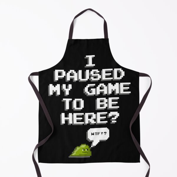 Item preview, I Paused My Game To Be Here Slime designed and sold by PapaBujuGaming.