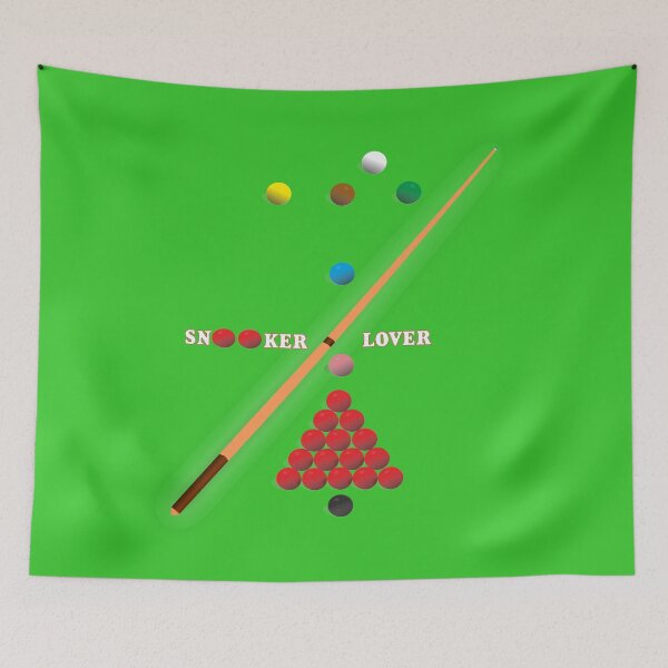 Item preview, Snooker Lover design showing the balls on a snooker table lighter designed and sold by ajtechdesigns.