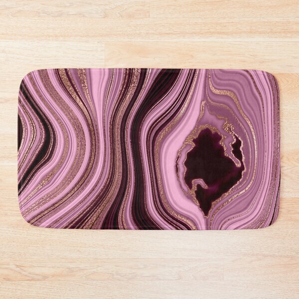 Item preview, Pink & Gold Agate Stone designed and sold by ReesDesigns.