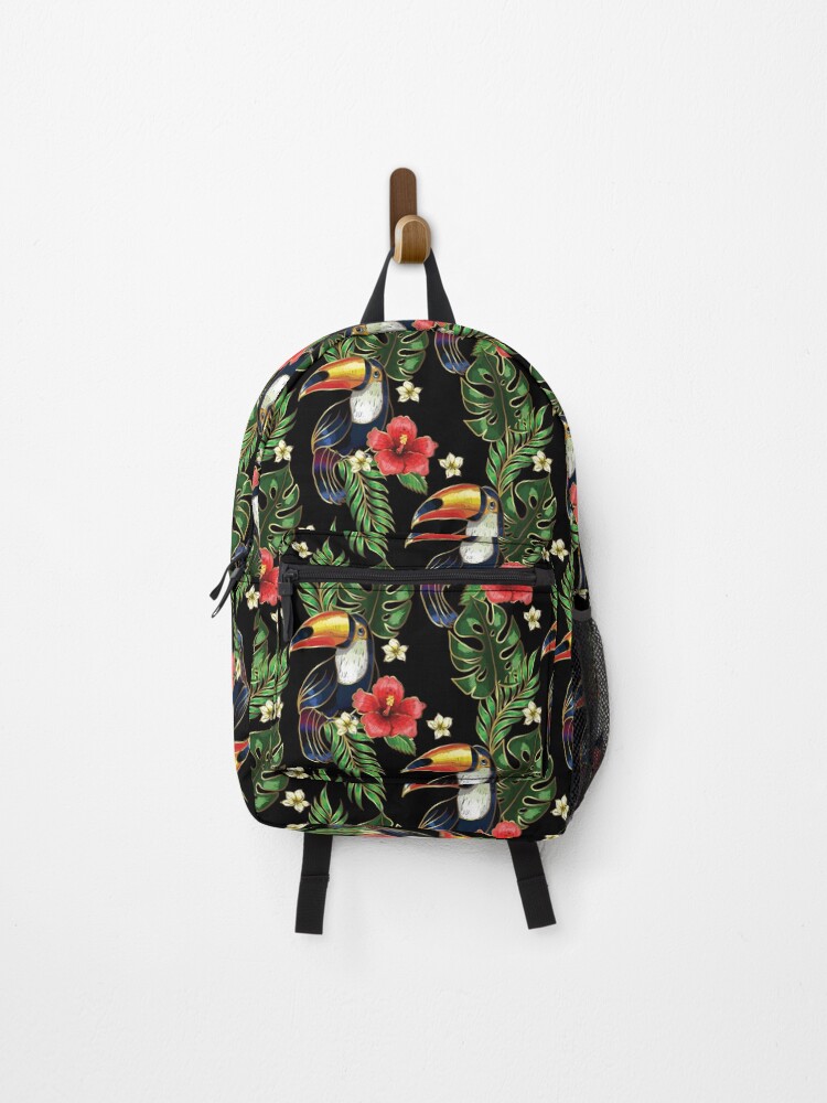 Thumbnail 1 of 3, Backpack, Toucan Tropics designed and sold by RuthFurtado.