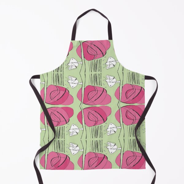 Item preview, Charles Rennie Mackintosh rose, pink, green, white designed and sold by Vivanne-art.