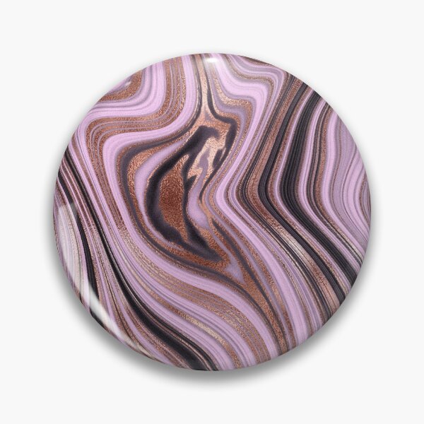 Item preview, Pink Agate Stone with Rivers of Gold designed and sold by ReesDesigns.
