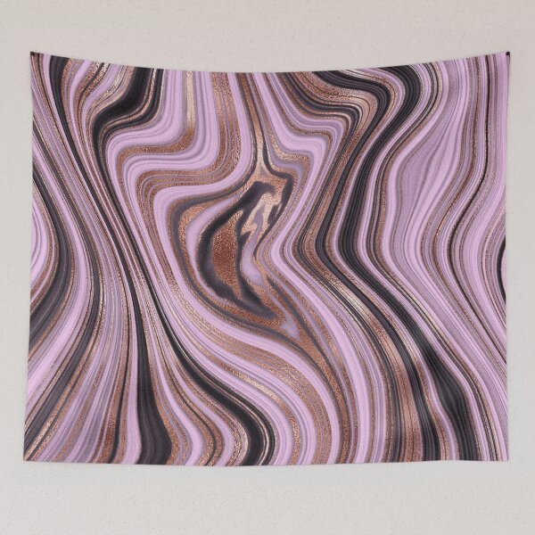Item preview, Pink Agate Stone with Rivers of Gold designed and sold by ReesDesigns.