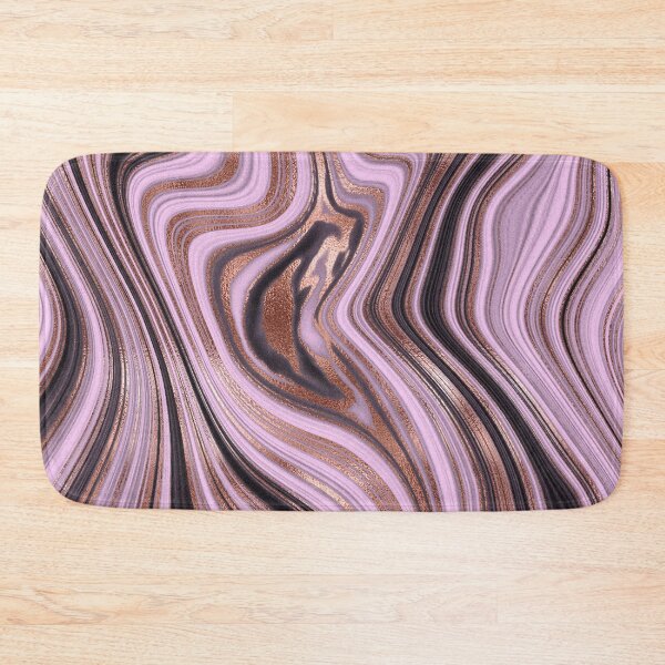 Item preview, Pink Agate Stone with Rivers of Gold designed and sold by ReesDesigns.