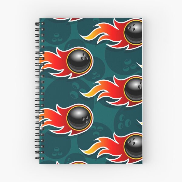 Item preview, Bowling Ball Balls Ten Pin 10 Pin Flaming Fire Falling Hot Rod Flames designed and sold by Draculaura2009.