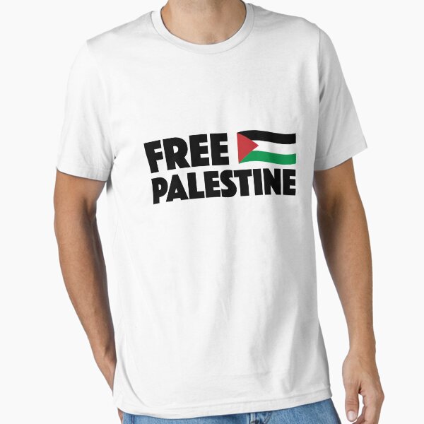 Free Palestine with Flag Essential T-Shirt