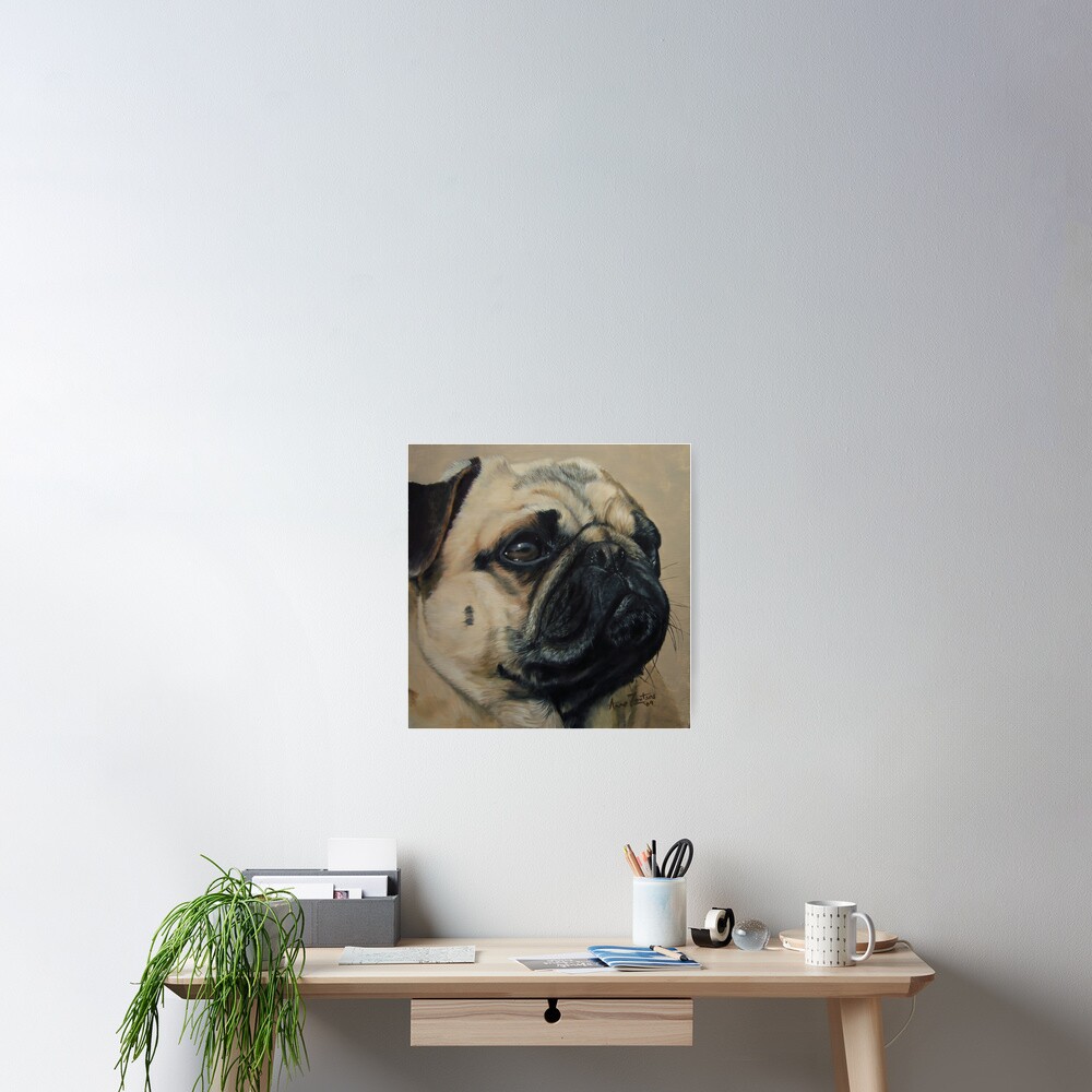 Pretty Pug Poster