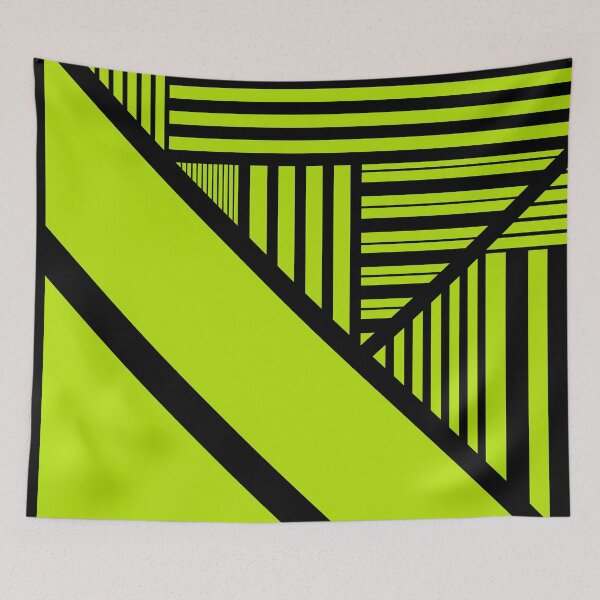 Item preview, Triangle Stripes - Lime Green  designed and sold by LAEC-Shop.