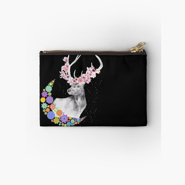 Item preview, WANDERLUST FLOWER CROWN STAG DEER designed and sold by CeraRoss.