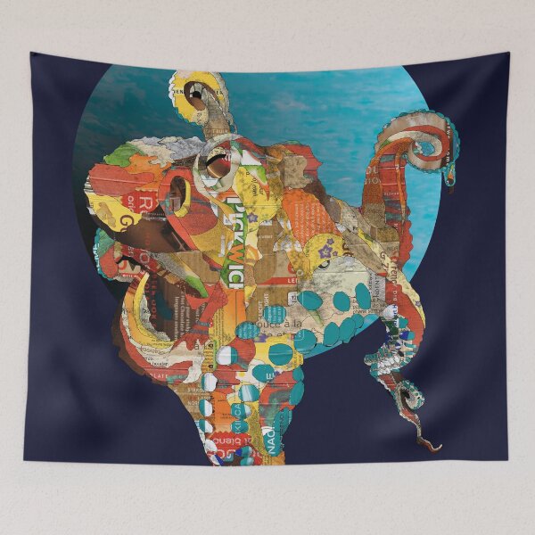 Item preview, Orange octopus designed and sold by Ruud van Koningsbrugge.
