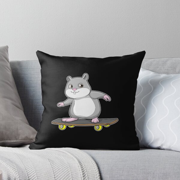 Aperçu de l'œuvre Hamster as Skater with Skateboard créée et vendue par Snabdesign84.
