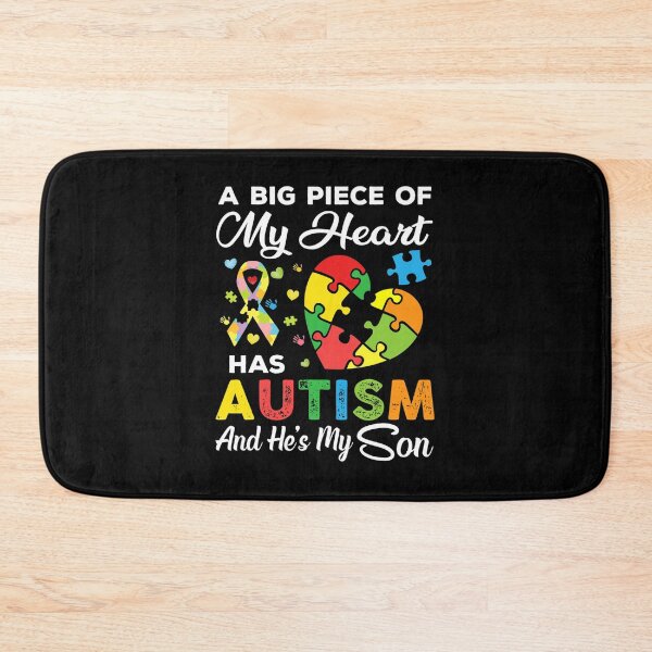 Item preview, A Big Piece Of My Heart Has Autism And Hes My Son designed and sold by JeannetteFlower.