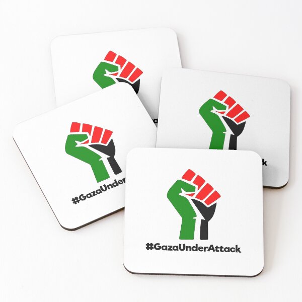 Item preview, GAZA UNDER ATTACK, FREE PALESTINE, FREE GAZA PALESTINE FLAG ARABIC designed and sold by AissameBou.