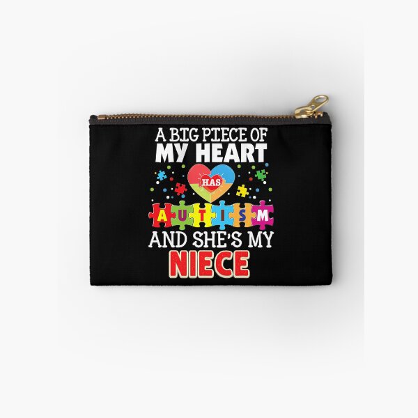Item preview, A Big Piece Of My Heart Has Autism And Shes Niece Awareness designed and sold by JeannetteFlower.