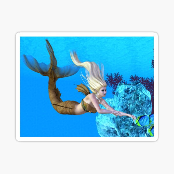 Item preview, mermaid,ocean,beach,mermaid wall decor,mermaid painting,digital paintings,mermaid wall decor Sea Creatures Prints Wall Art,,Marinelife,Ocean Art,Ocean Animals designed and sold by eyesight4vision.