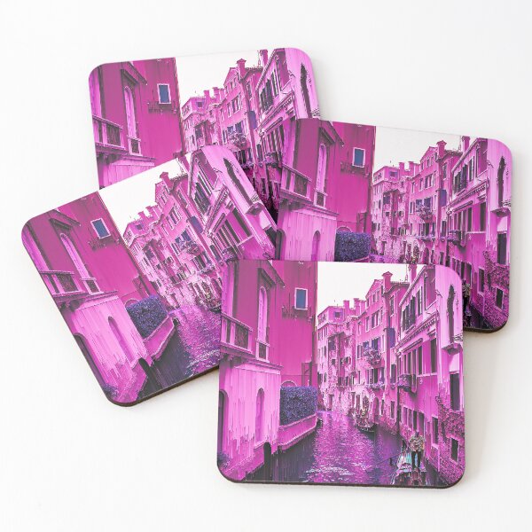 Item preview, Venice, Italy Waterway Vaporwave Glitch Art designed and sold by glitchhub.