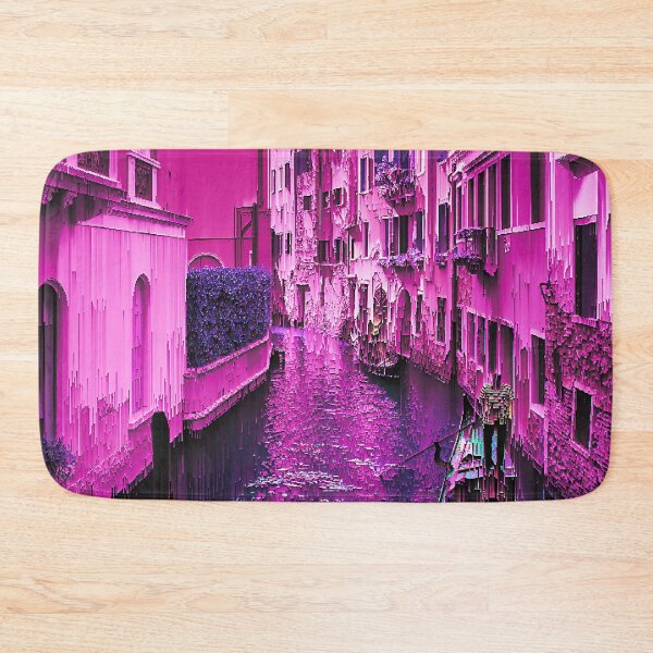 Item preview, Venice, Italy Waterway Vaporwave Glitch Art designed and sold by glitchhub.