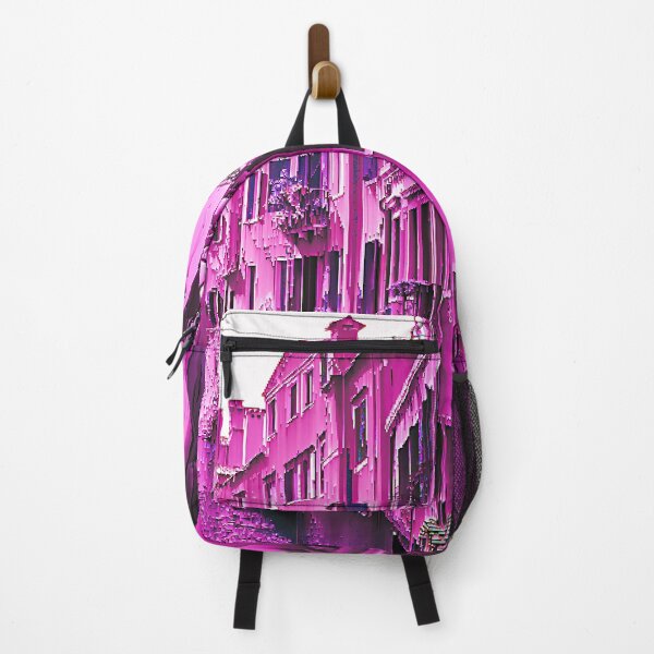 Item preview, Venice, Italy Waterway Vaporwave Glitch Art designed and sold by glitchhub.