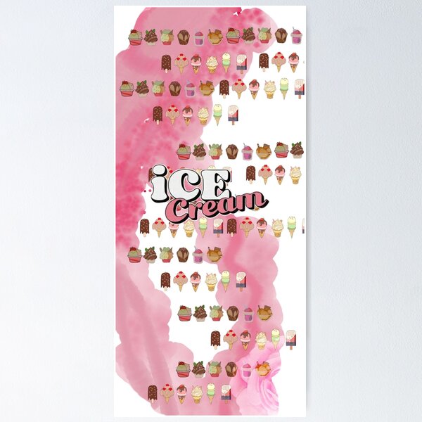 Item preview, Ice Cream Print designed and sold by mycoolamal.