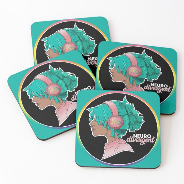 Item preview, Neurodivergent Headphone Girl designed and sold by parlorghost.
